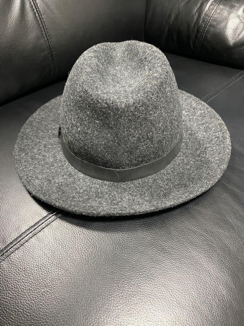 【未使用品】オールセインツ　ALL SAINTS ウールハット　グレー　S/M