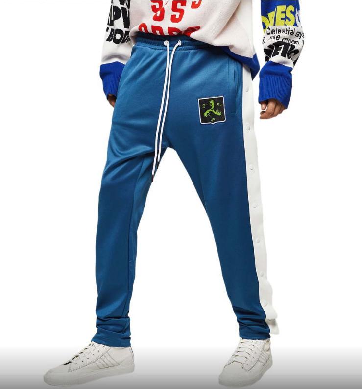 DIESEL Dmitry サイドポッパーデザイン トラックパンツ DIESEL Dmitry サイドポッパーデザイン トラックパンツ