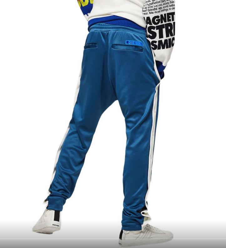 DIESEL Dmitry サイドポッパーデザイン トラックパンツ DIESEL Dmitry サイドポッパーデザイン トラックパンツ