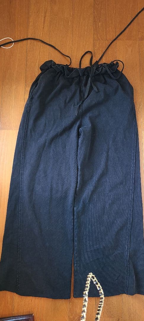 ★訳あり★メゾンスペシャル★ウエストフリルスウェットパンツ★グレー