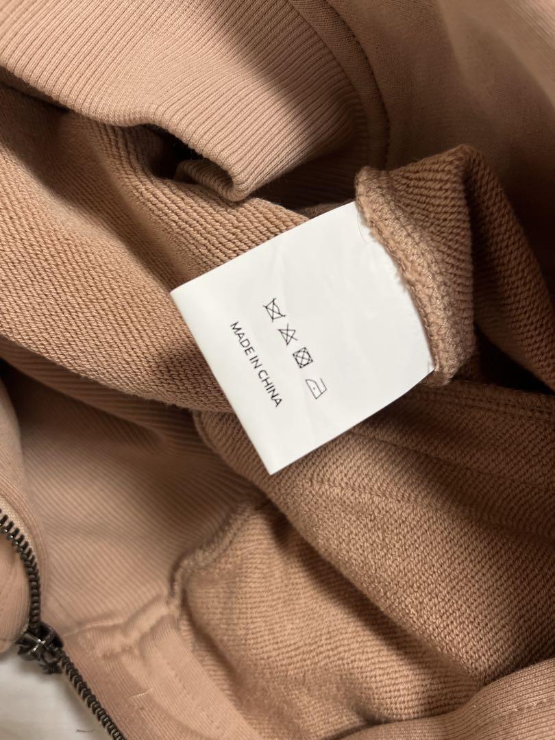 Gentle Herd スエット ボンバーJK ジップアップ ピーチピンク Gentle Herd スエット ボンバーJK ジップアップ ピーチピンク