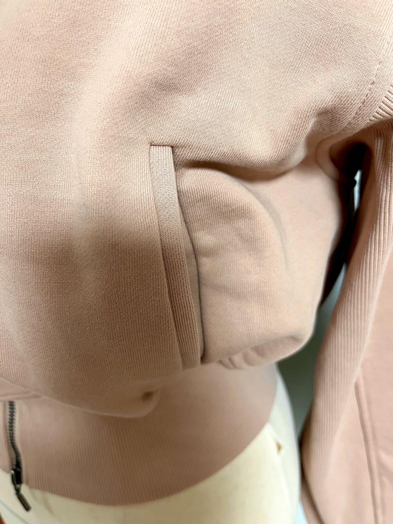 Gentle Herd スエット ボンバーJK ジップアップ ピーチピンク Gentle Herd スエット ボンバーJK ジップアップ ピーチピンク