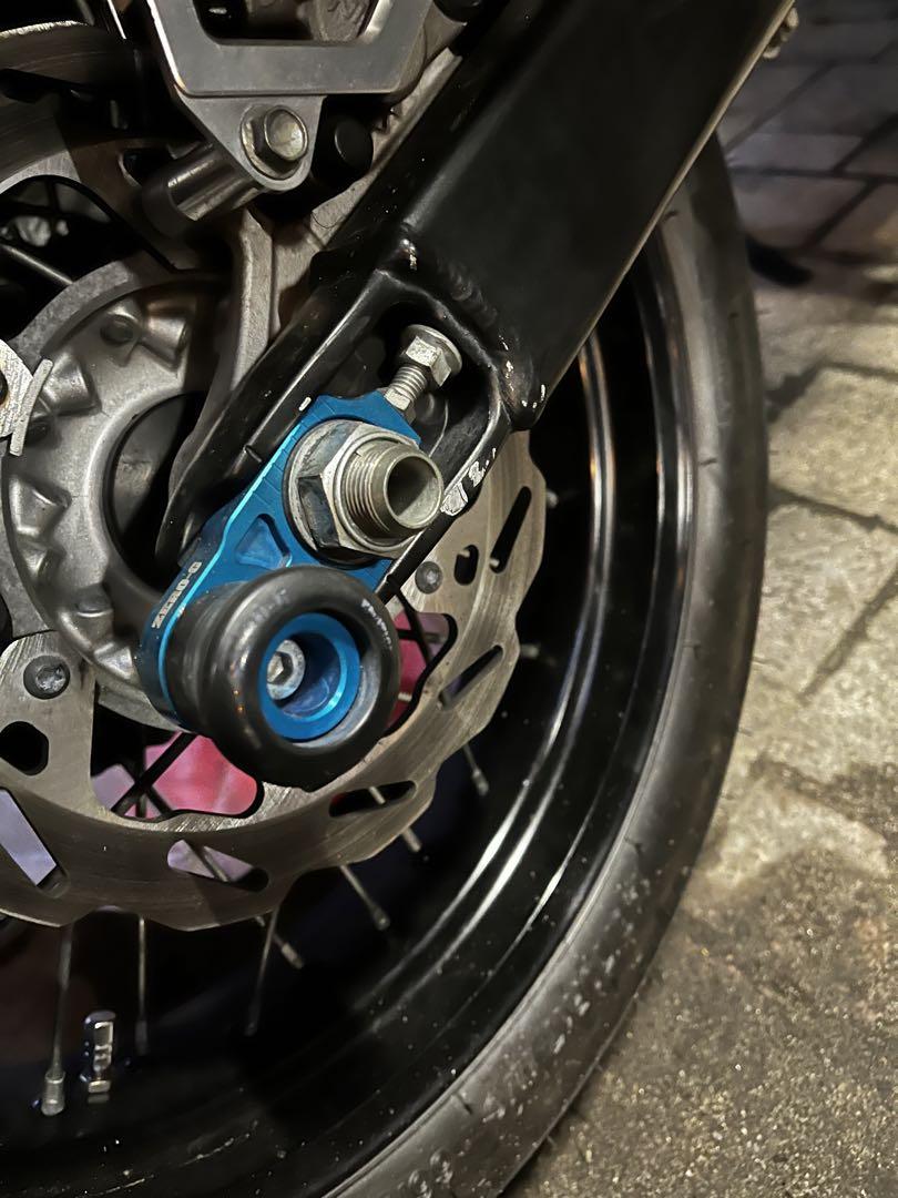 WR250R/X用　ZER0-Gフロント＋リアアクスルスライダー