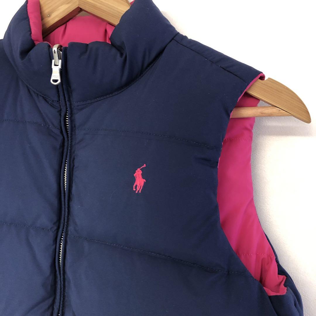 ポロ ラルフローレン Polo リバーシブル ダウン ベスト 150