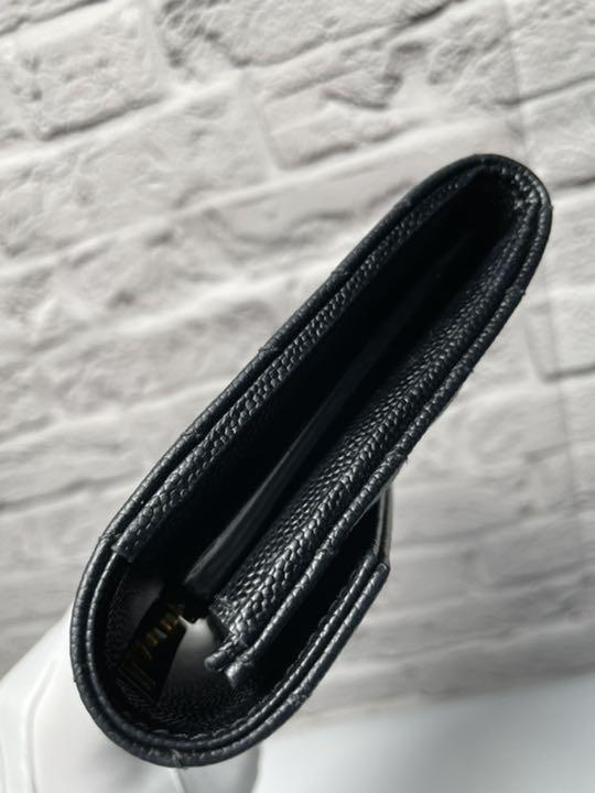 美品】SAINT LAURENT モノグラム ラージフラップウォレット