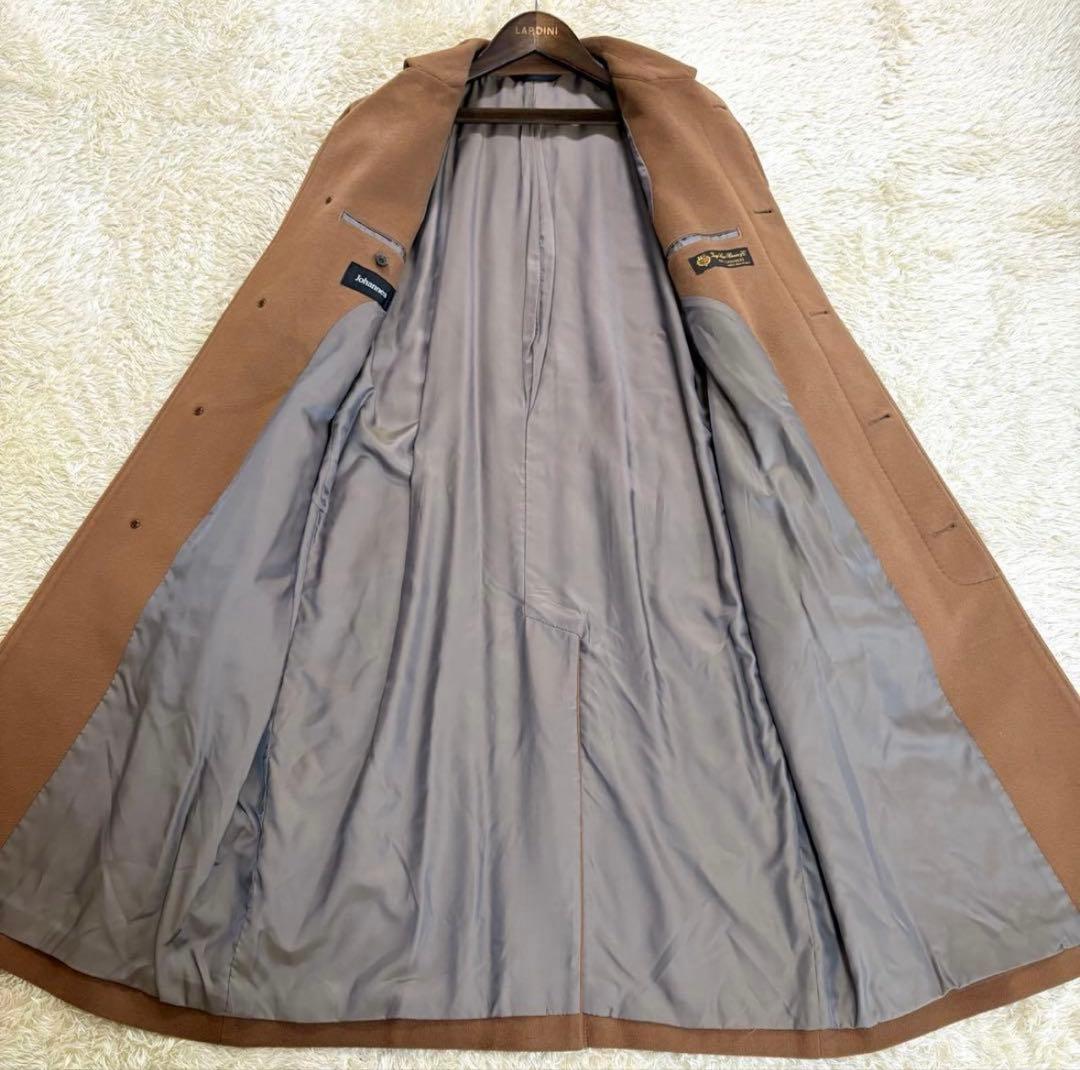 ロロピアーナ カシミヤ100% ロングコート ステンカラー キャメル ロロピアーナ カシミヤ100% ロングコート ステンカラー キャメル