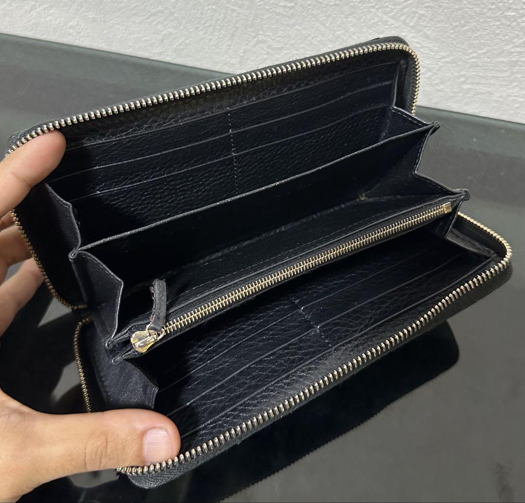 GUCCIグッチ308004 SOHOソーホー パイソンラウンドファスナー長財布