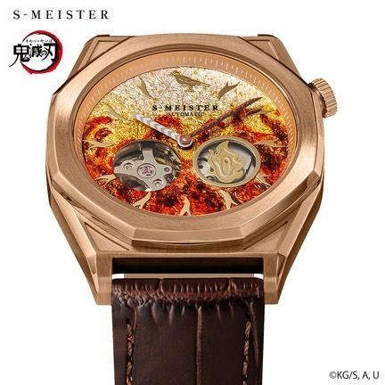 【未使用】鬼滅の刃　S-MEISTERコラボレーション煉獄杏寿郎モデル 腕時計
