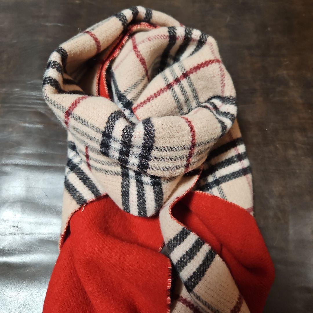 BURBERRY バーバリー リバーシブルロングマフラー BURBERRY バーバリー リバーシブルロングマフラー