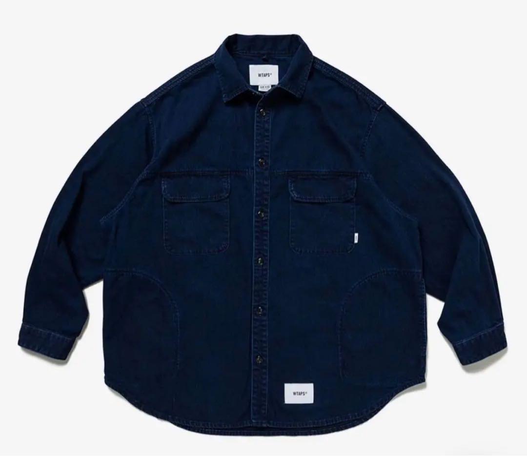 23SS Wtaps WCPO LS COTTON DENIM