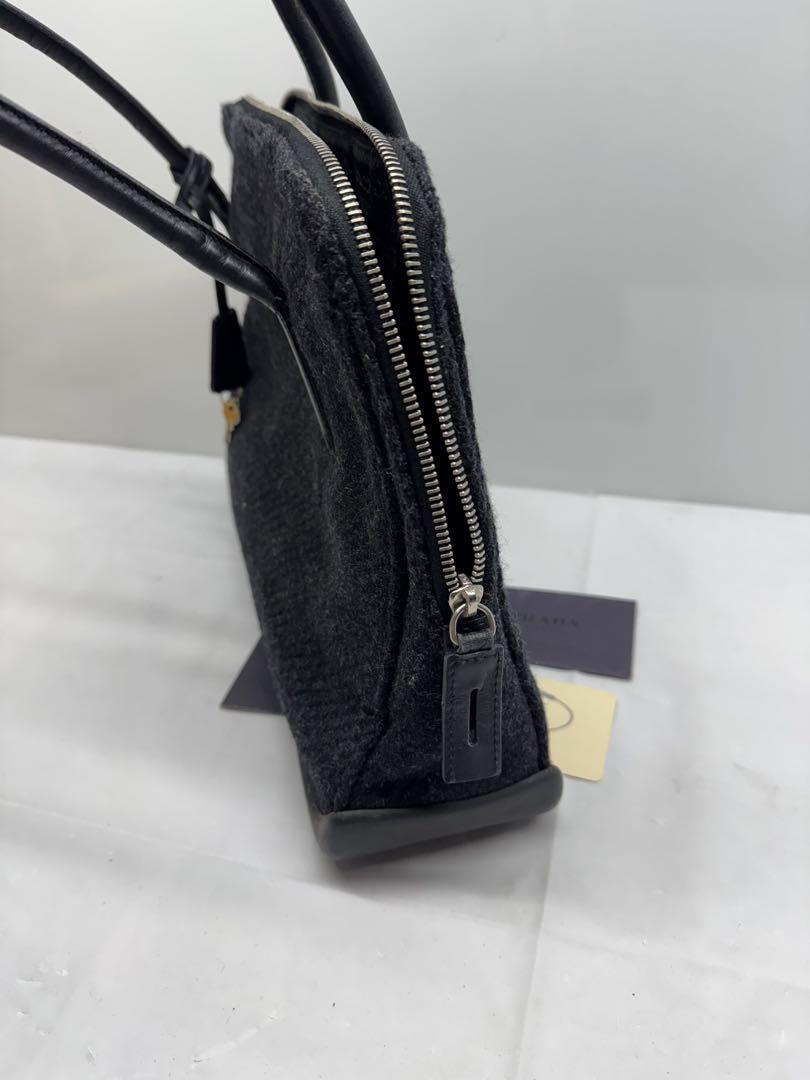 格安新品  PRADA プラダ B9497 ハンドバッグ ショルダーバッグ ウール バッグ