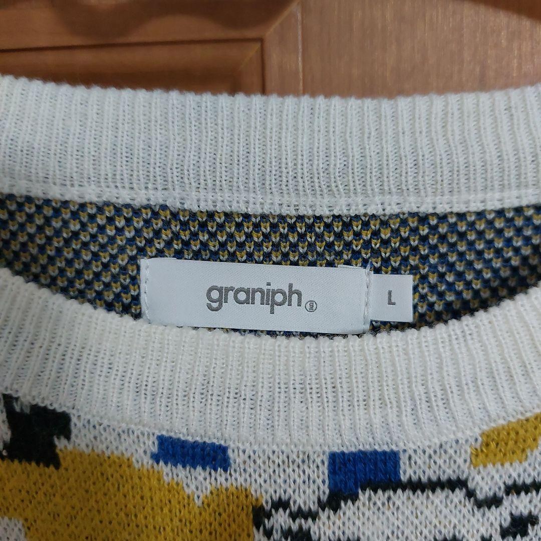 graniph ニットセーター Lサイズ - メルカリ