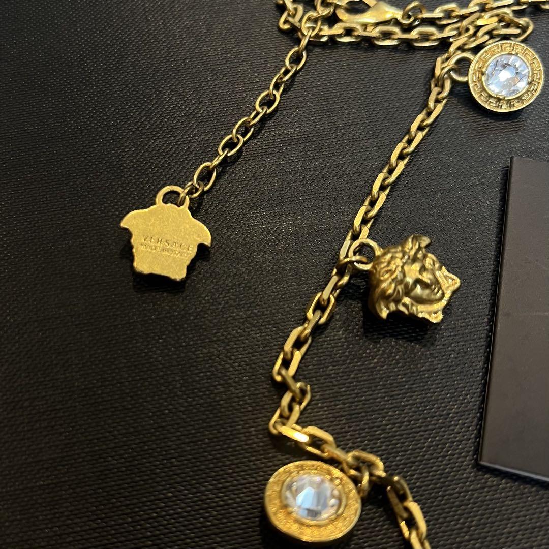 極美品 正規品 versace クリスタル メデューサ プレート