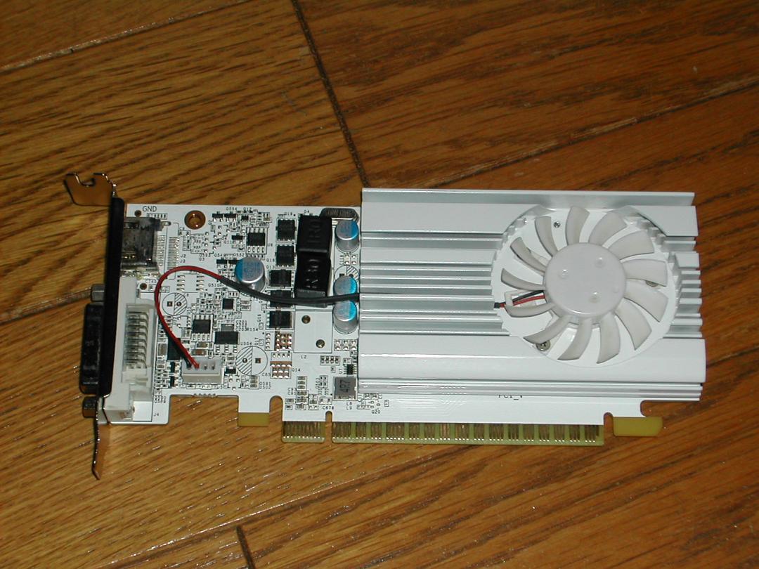 玄人志向 GT1030 EX OC White ロープロファイルグラボ - メルカリ
