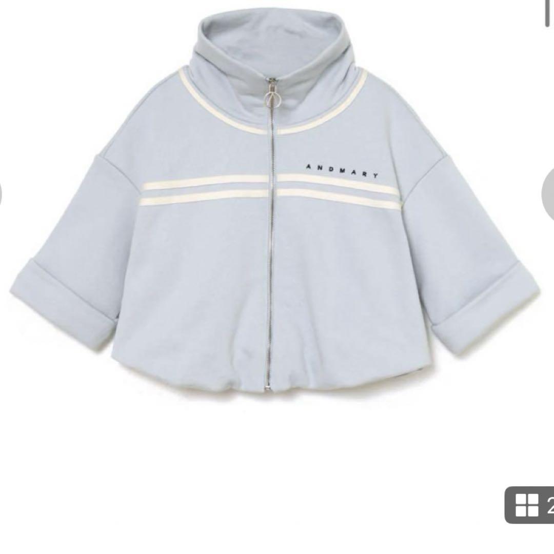 ANDMARY】Ami line zip tops