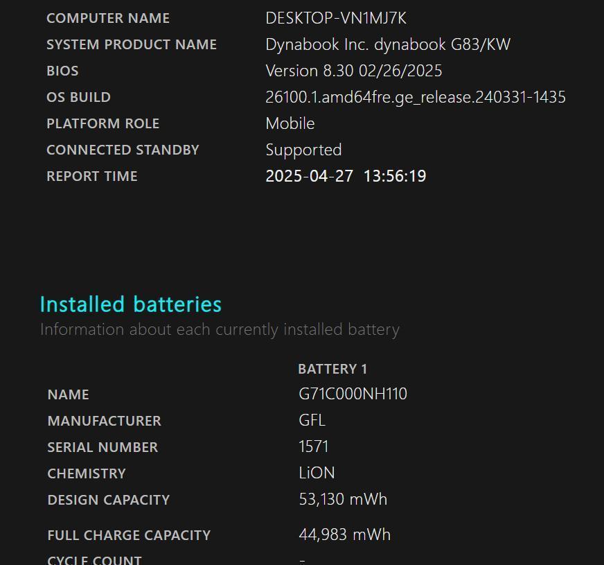 東芝　Dynabook G83/KW　高性能　2023年モデル(K-226)