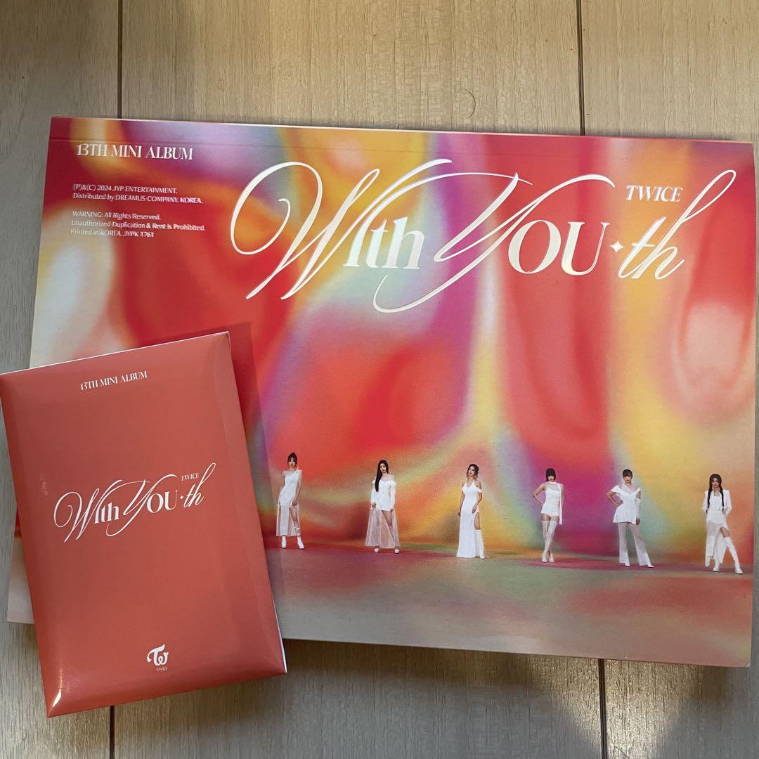 予約特典付き】TWICE with you-th アルバム トレカ - メルカリ