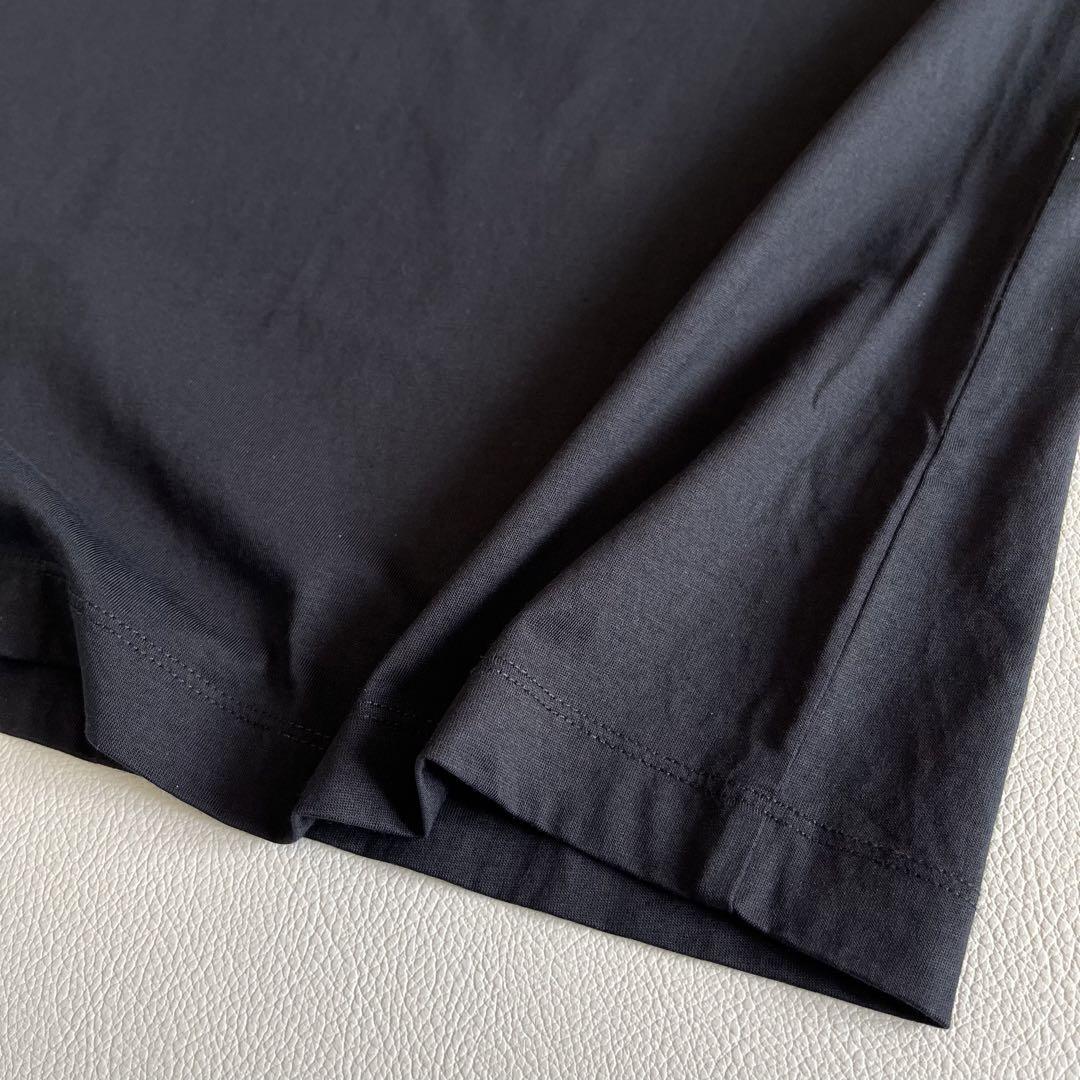 美品　PATOU  パトゥ　ロゴ Tシャツ　黒　XS  オーガニックコットン