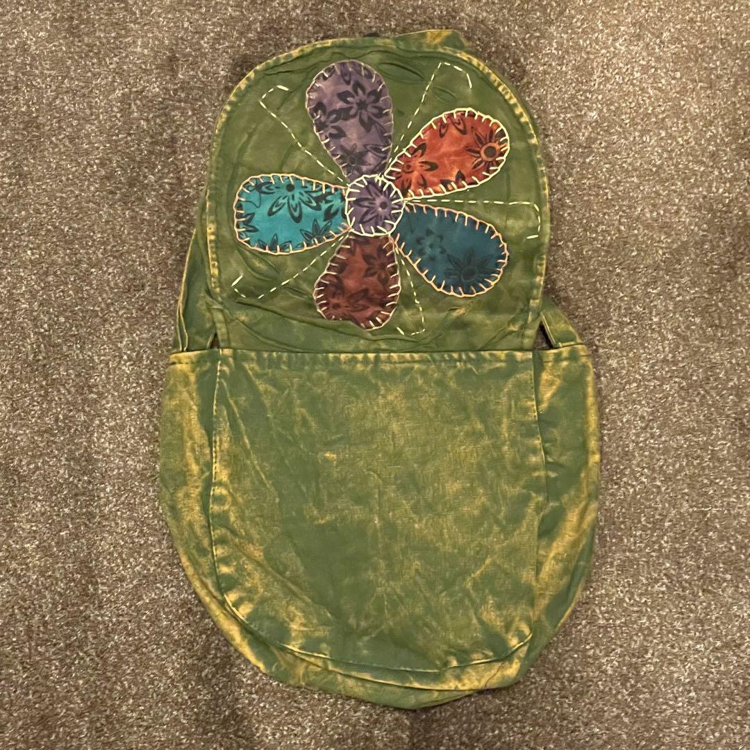 バッグ Vintage shoulder bag flower design