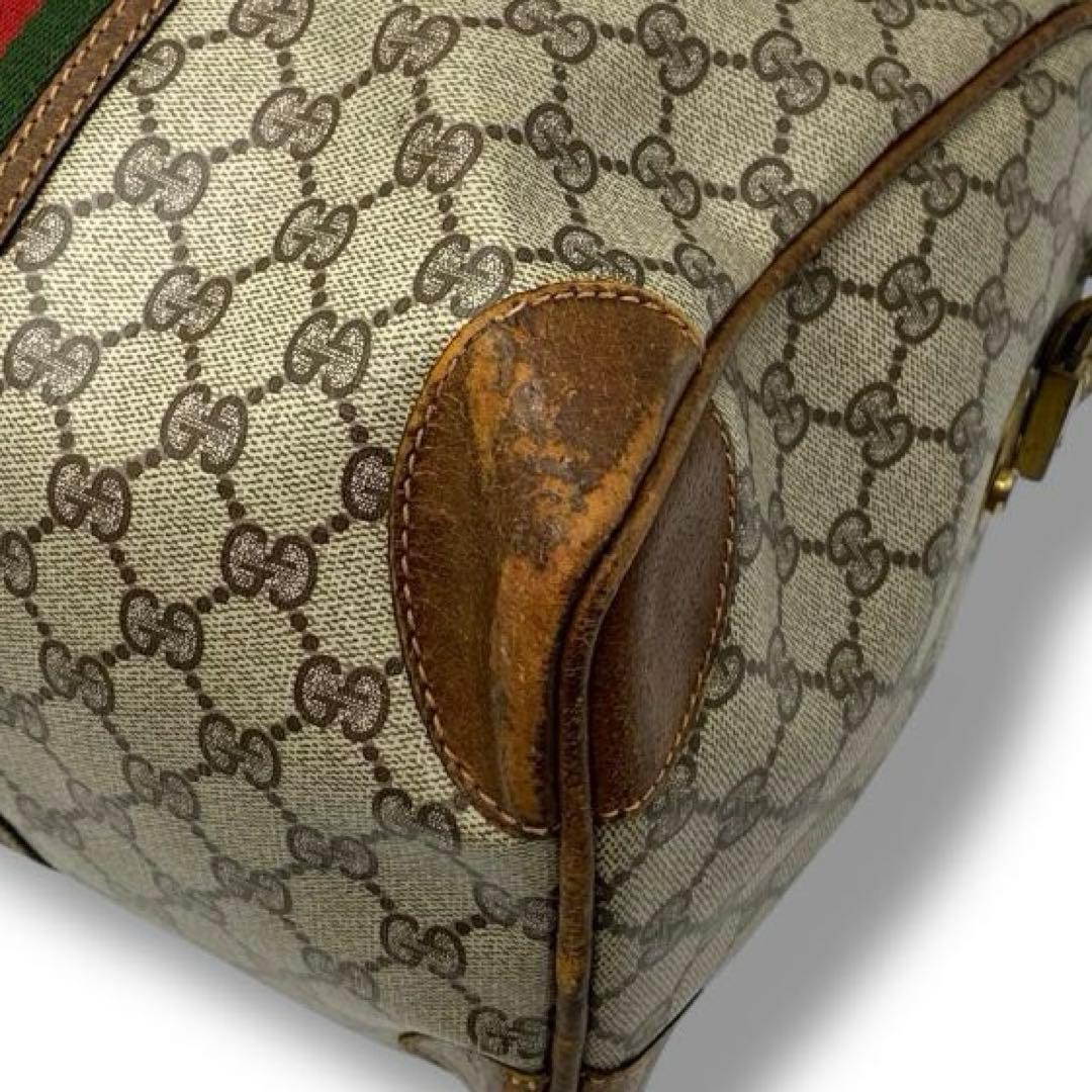 良品 GUCCI OLD シェリーライン ビンテージ ボストンバッグ バッグ 良品 GUCCI OLD シェリーライン ビンテージ ボストンバッグ バッグ