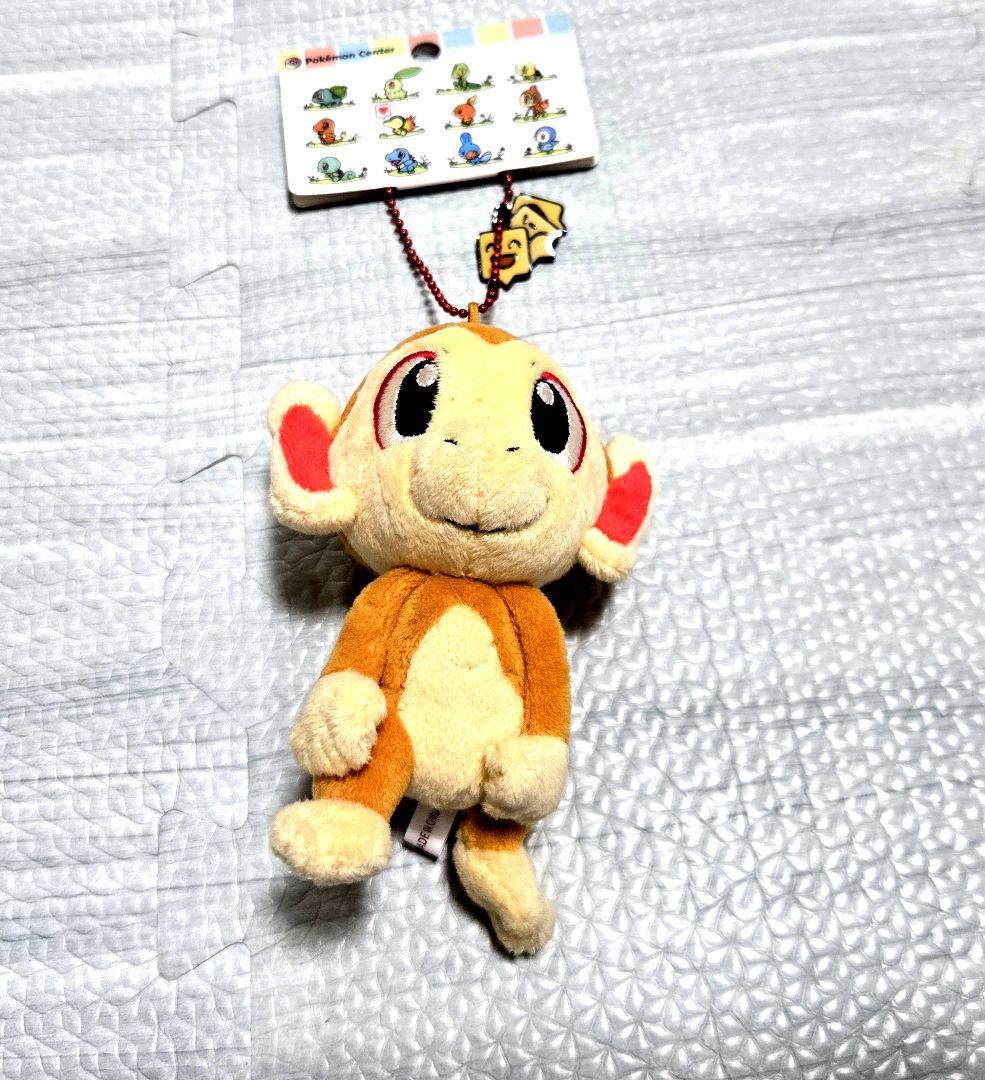 新品 ポケモンセンター 連れ歩きマスコット ヒコザル ぬいぐるみ