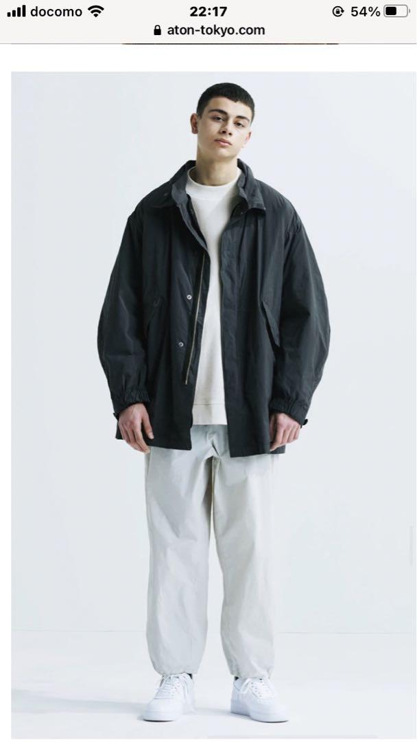 ATON AIR VENTILE SHORT MODS COAT 21AW