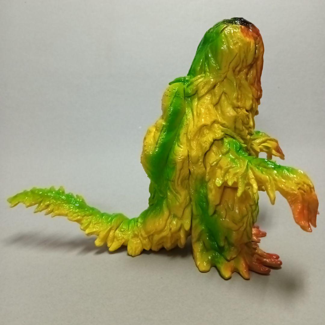 マルサン・ブルマァク風　レトロカラー　ヘドラ　ソフビ