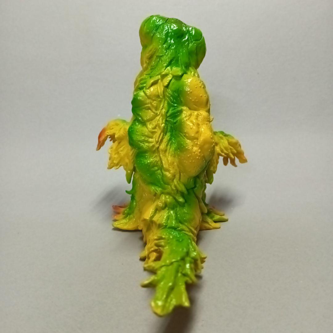 マルサン・ブルマァク風　レトロカラー　ヘドラ　ソフビ