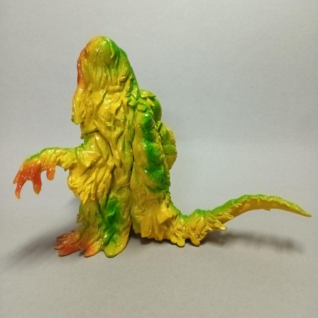 マルサン・ブルマァク風　レトロカラー　ヘドラ　ソフビ