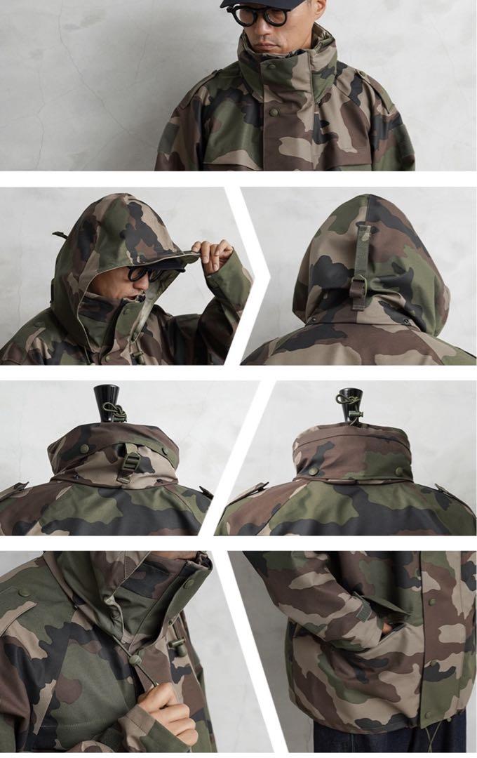 実物 フランス軍 CCE CAMO WATERPROOF フィールドパーカ