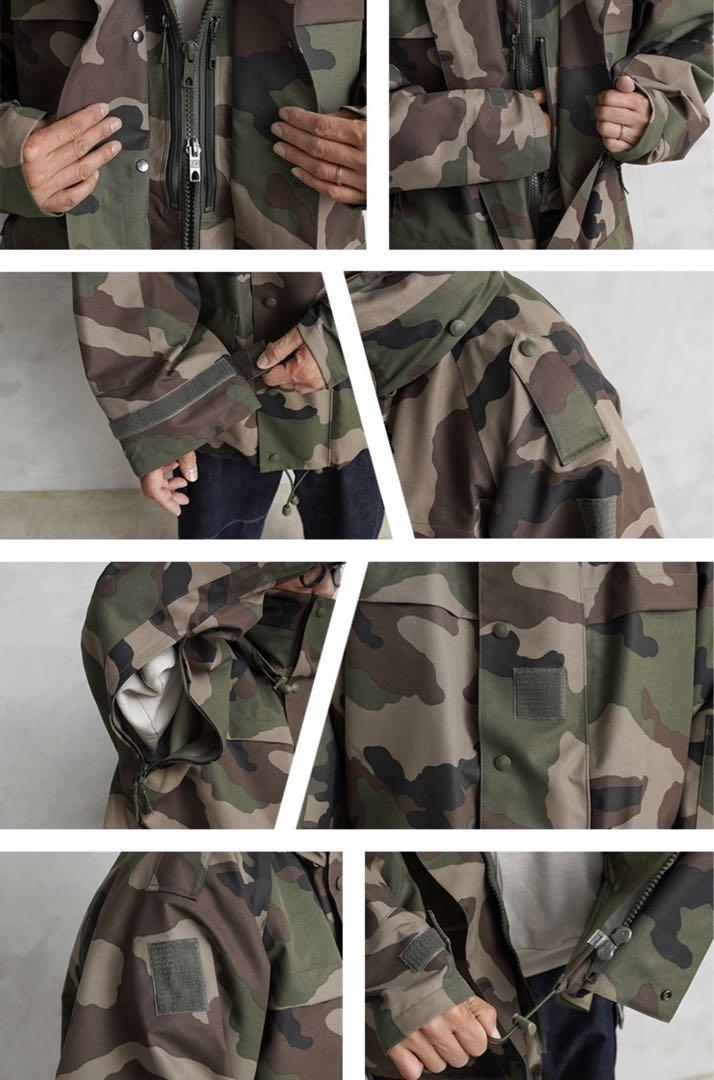 実物 フランス軍 CCE CAMO WATERPROOF フィールドパーカ