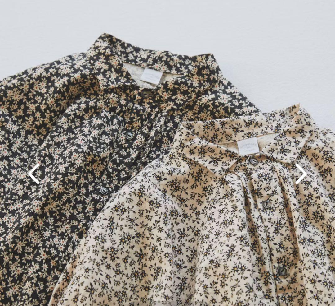 ヌーベル ドゥ パラディ 花柄ブラウス キナリ SIZE Nouvelles du paradis