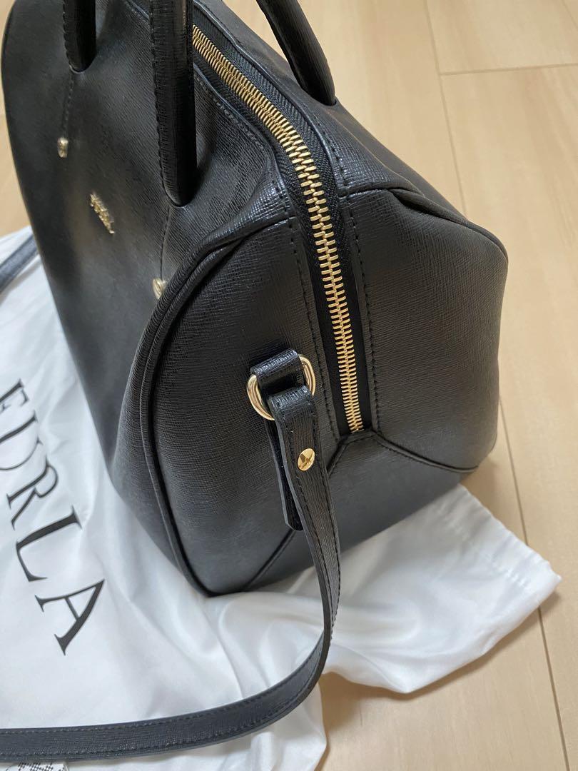 FURLA / フルラ 牛革 2WAY ショルダーバッグ ミニボストン