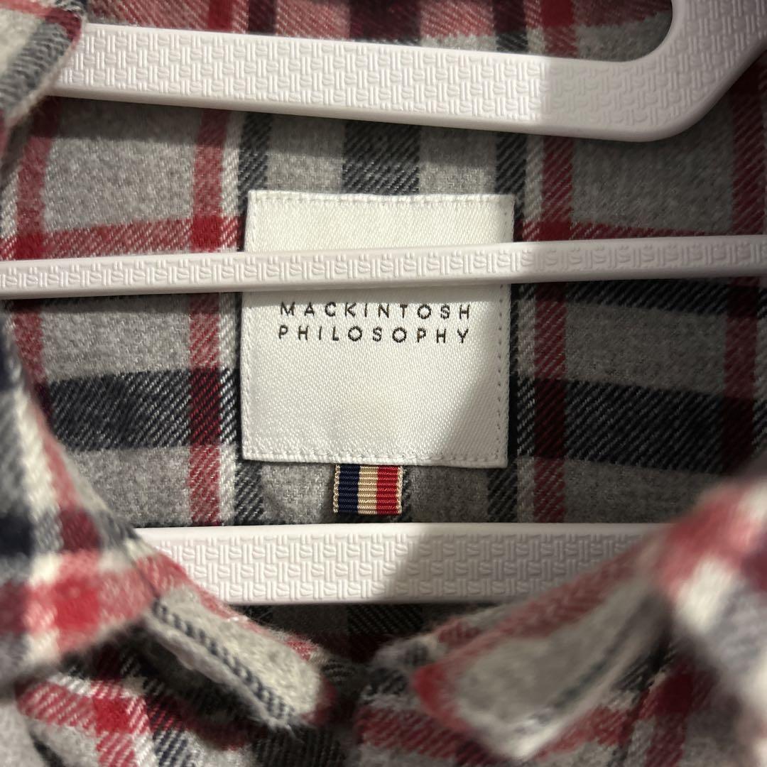 MACKINTOSH PHILOSOPHY チェック柄ネルシャツ