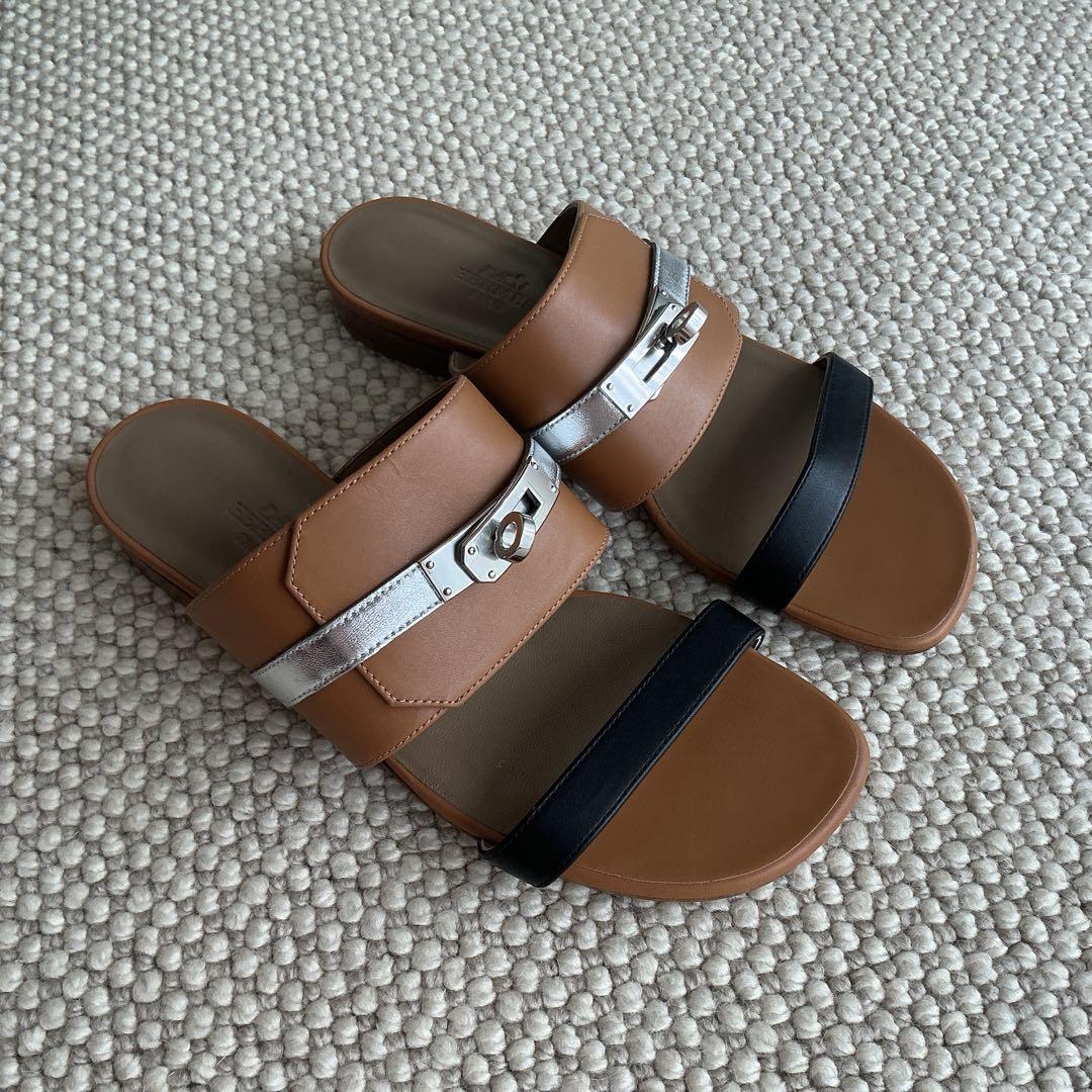 最終価格　HERMES フラットサンダル 36