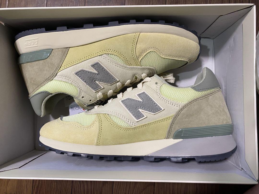 靴 AURALEE New Balance 475 \"Vintage Yellow\"