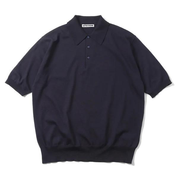 トップス KAPTAIN SUNSHINE Cotton Knit PoloShirt40