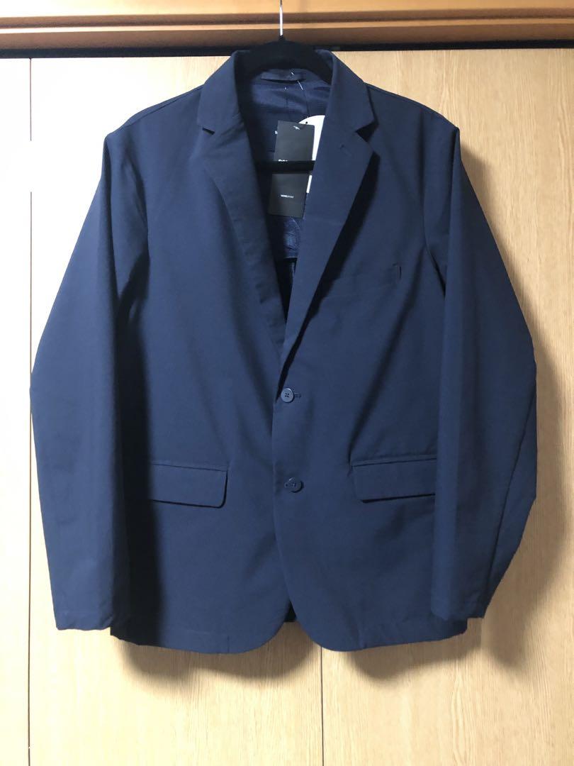 【新品】デサント テーラードジャケット L ネイビー DESCENTE