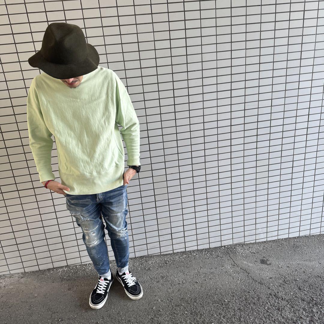 soglia薄い緑 長袖カットソー