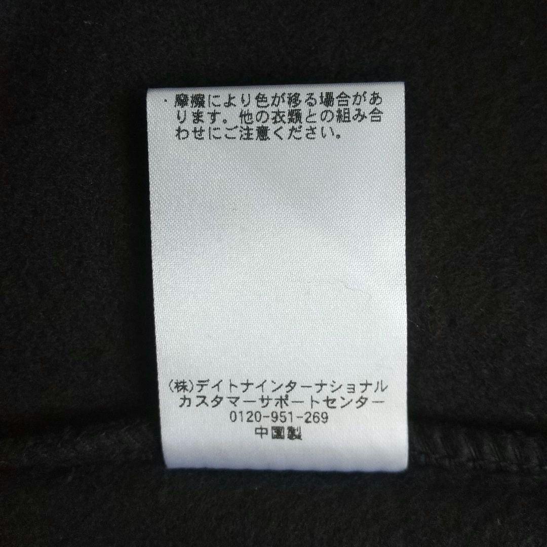 マリークワント　ロゴ刺繍スウェット　ブラック　新品①