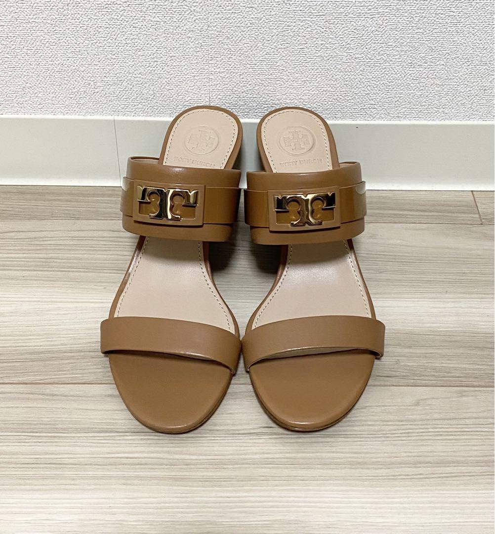 M0603 TORY BURCH サンダル 6M ウエッジソール 箱無し 靴