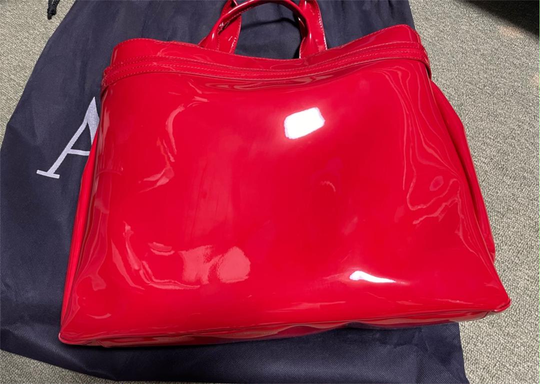 限定SALE格安 アルマーニジーンズ エナメルトートバッグ A5ZPB-m80714119672 大得価国産