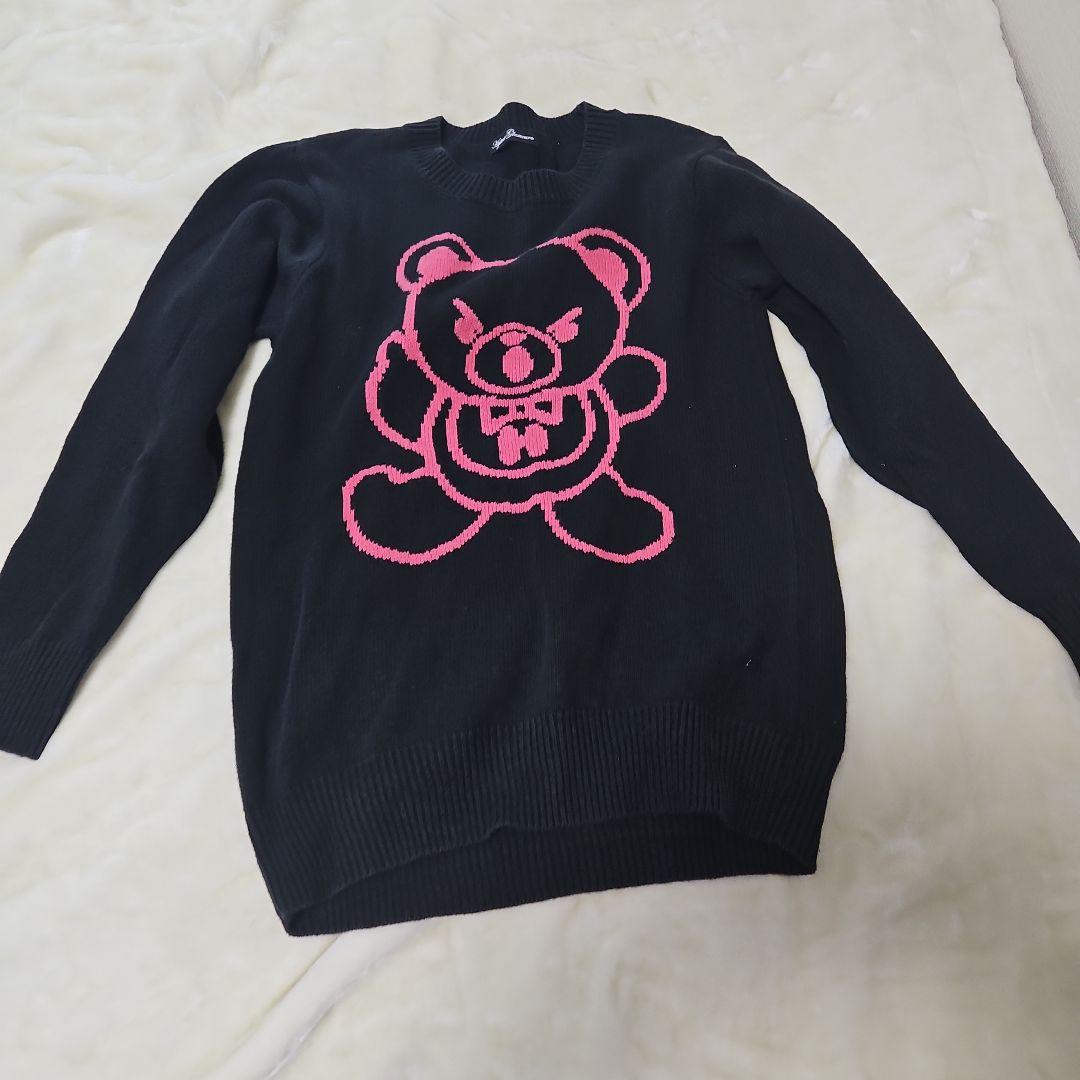 【入手困難⭐HYSTERIC GLAMOUR】黒　ピンク　ヒスベア　FREE