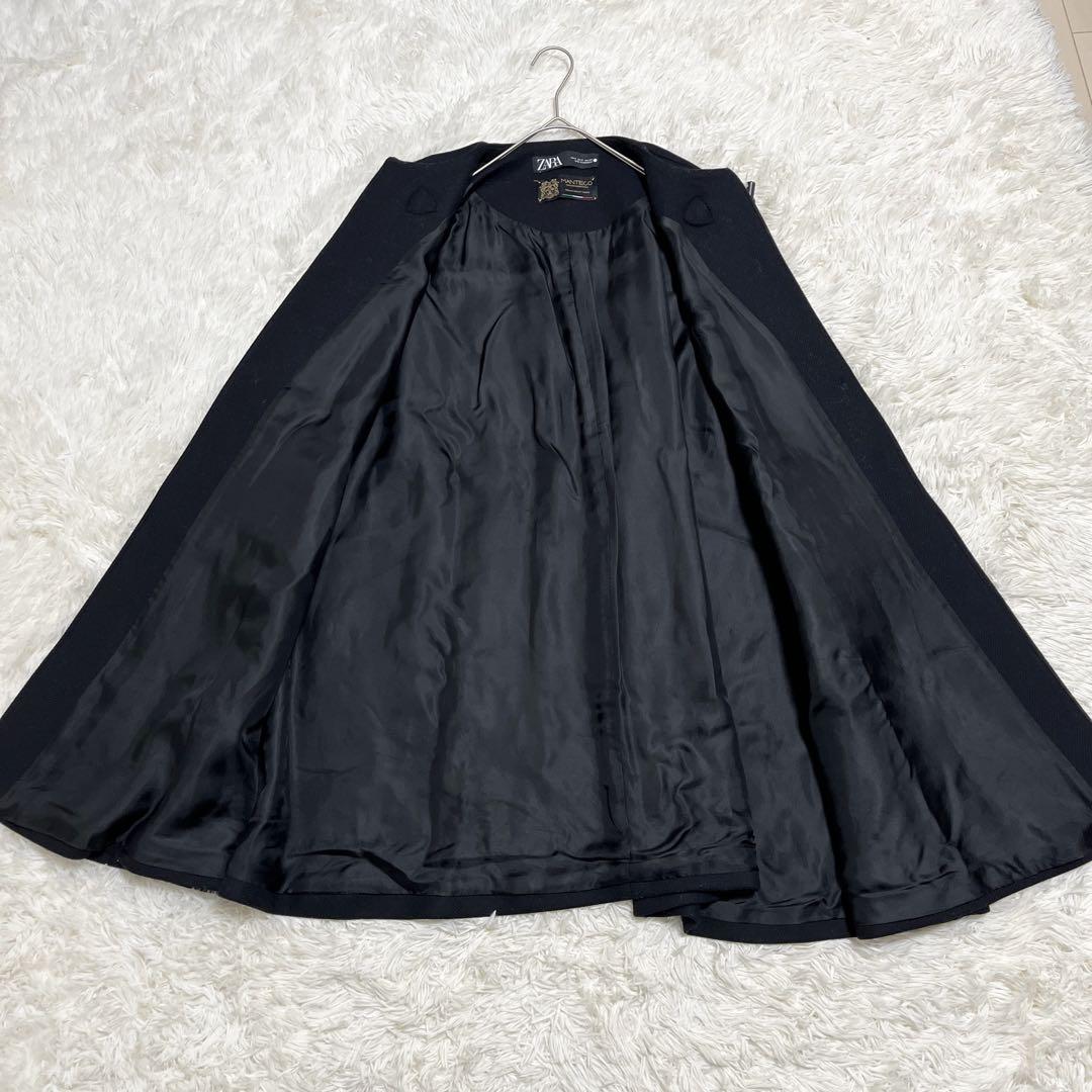 ZARA】バックル付き ポンチョコート MANTECO社 SUGAユンギ着用