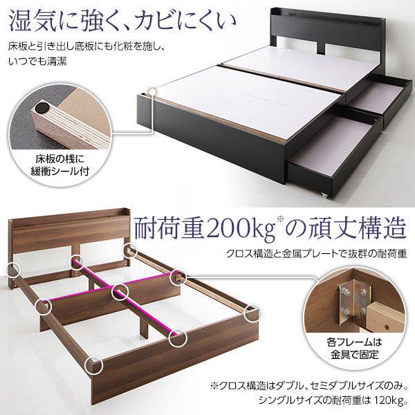 在庫爆買い 新品 マットレス付き ダブルベッド NlZvd-m80717610088 1年保証 高品質正規品