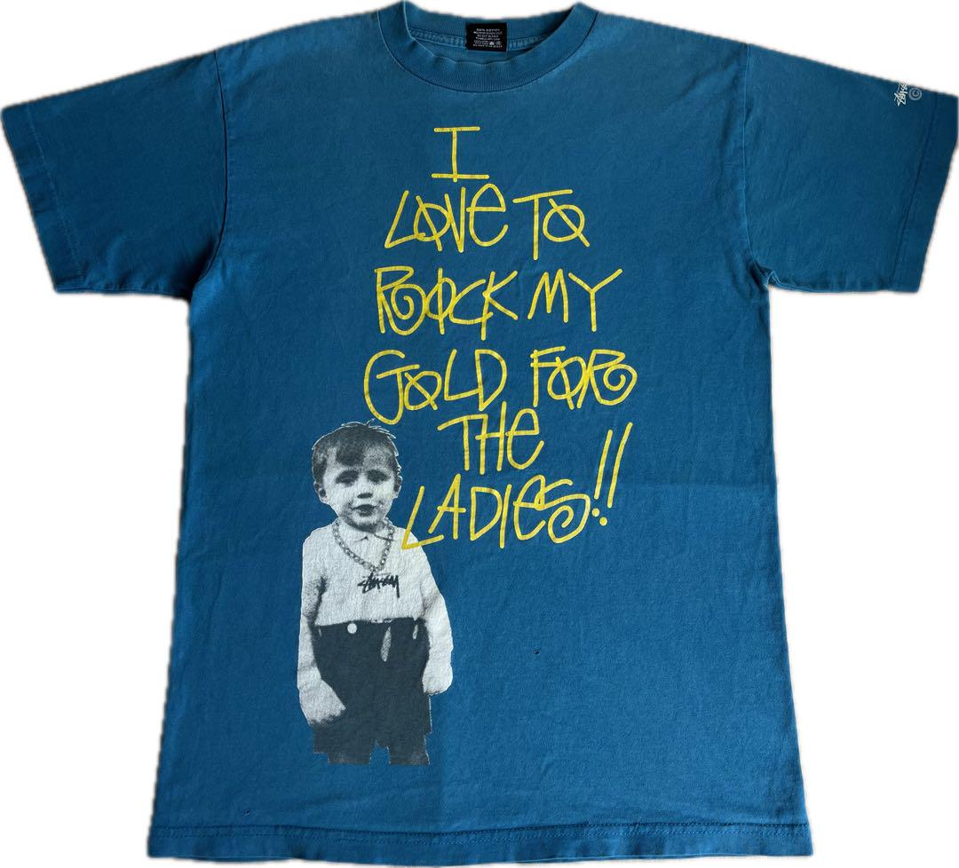 STUSSY KIDS” old stussy プリント Tシャツ 青 - メルカリ STUSSY KIDS” old stussy プリント Tシャツ 青 - メルカリ