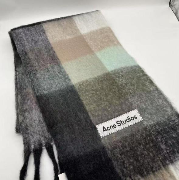 Acne Studios チェック 大判マフラー マフラー 大判ショール