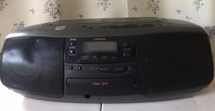 ジャンク品 RC-QW300 CDラジカセ2 ビクター