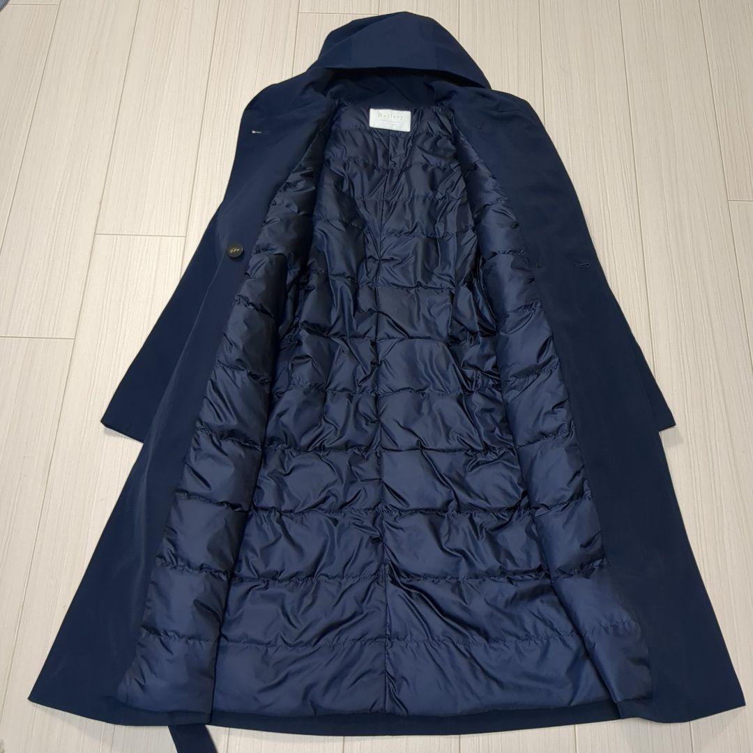 極美品✨ボールジィ ダウンコート ロング ベルト フード 紺 36