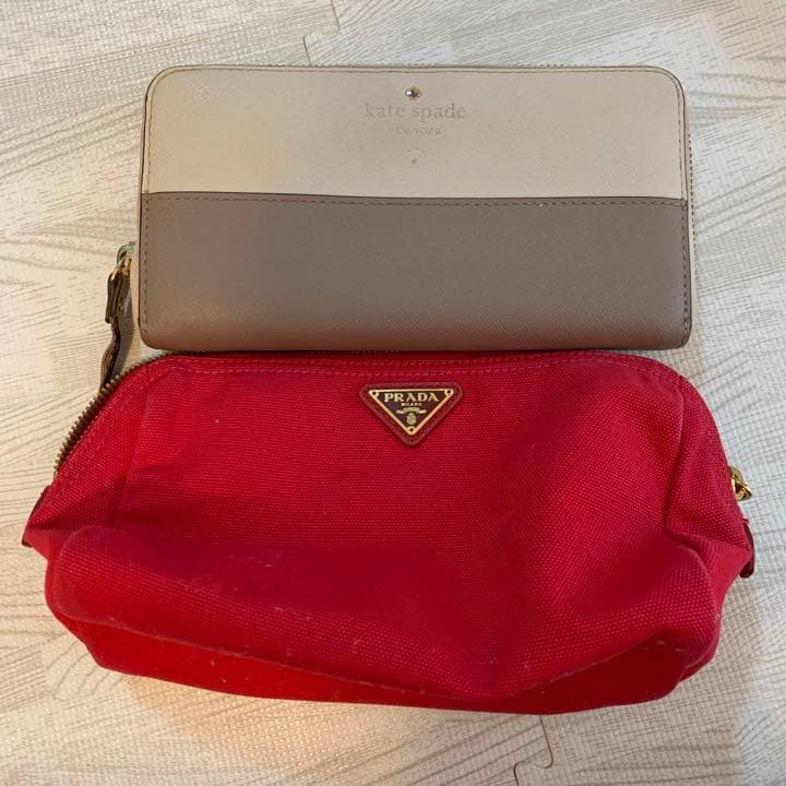 高評価の贈り物 PRADA ポーチ ケイトスペード 財布 セット